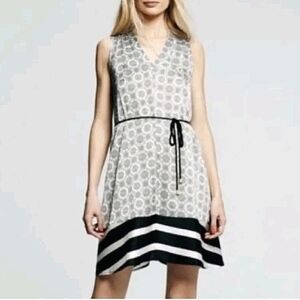 Peter Som for Design Nation Chakra Black Combo Print Dress - Small